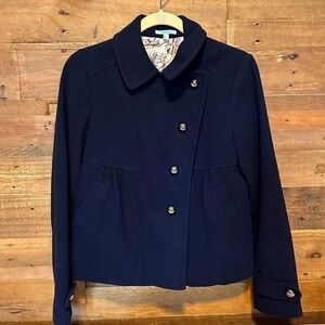 Anthropologie Leifnotes Cropped Dress Coat, Size 4